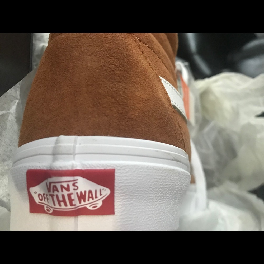 Vans SK8 high sneakers in brown suede jcrew - Picture 3 of 6